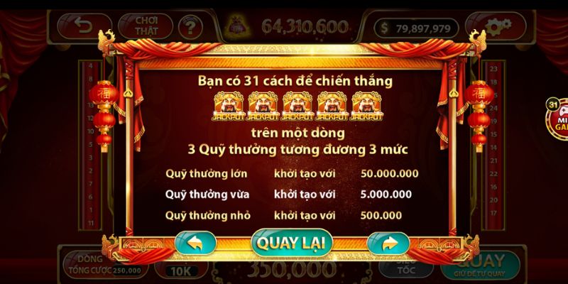 Cập nhật bảng kết quả quay hũ liên tục